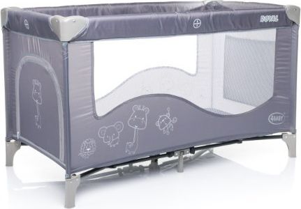 Cestovní postýlka 4Baby Royal Grey - obrázek 1