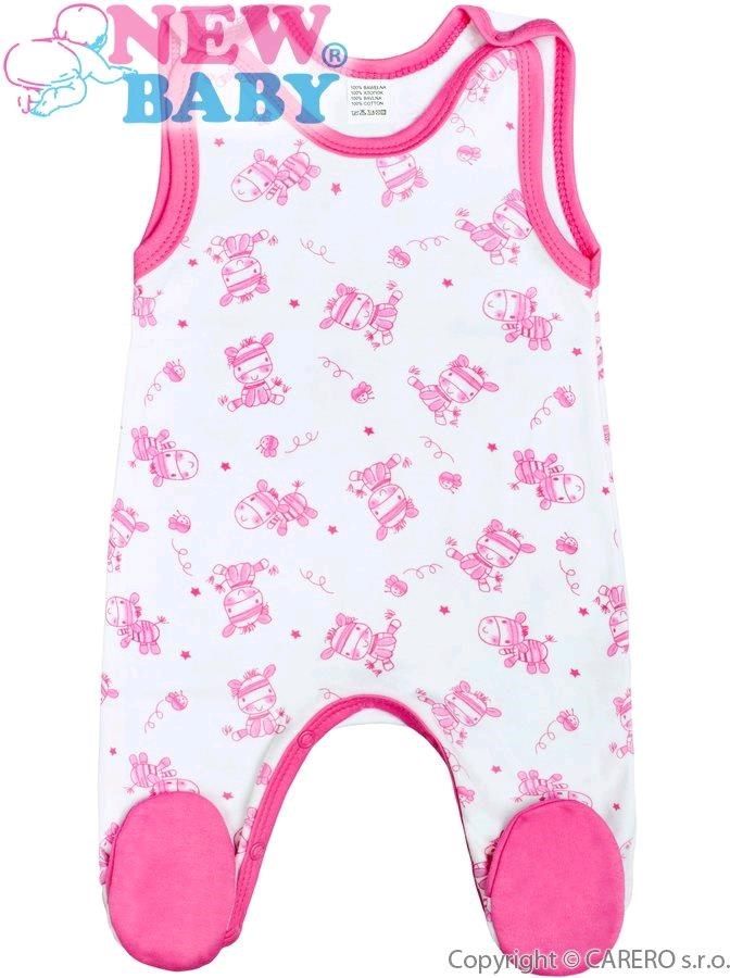 Kojenecké dupačky New Baby Zebrababy II růžové Růžová 62 (3-6m) - obrázek 1