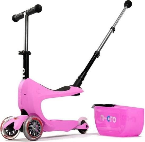 Micro Mini2go Deluxe Plus - růžová (pink) uni - obrázek 1