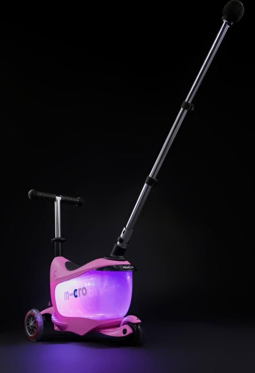 Micro Mini2go Deluxe Plus - růžová (pink) uni - obrázek 2