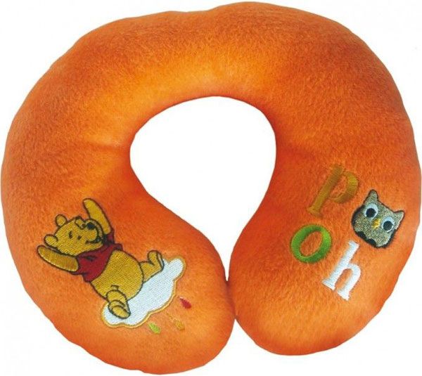 EURASIA Cestovní polštářek Medvídek Pú 25199 polyester 23x17 cm - obrázek 1