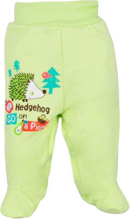 Kojenecké polodupačky Bobas Fashion Ježek zelené Zelená 62 (3-6m) - obrázek 1