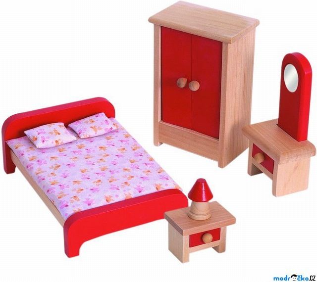 Nábytek pro panenky - Ložnice (Woody) - obrázek 1