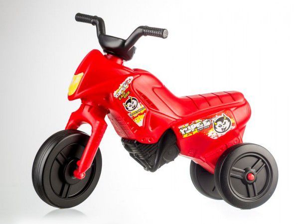 Enduro Yupee červené malé plast výška sedadla 26cm nosnost do 2od 12 měsíců - obrázek 2