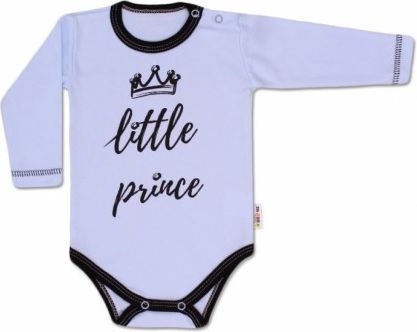 Body dlouhý rukáv, Little Prince - modré, Velikost koj. oblečení 68 (4-6m) - obrázek 1