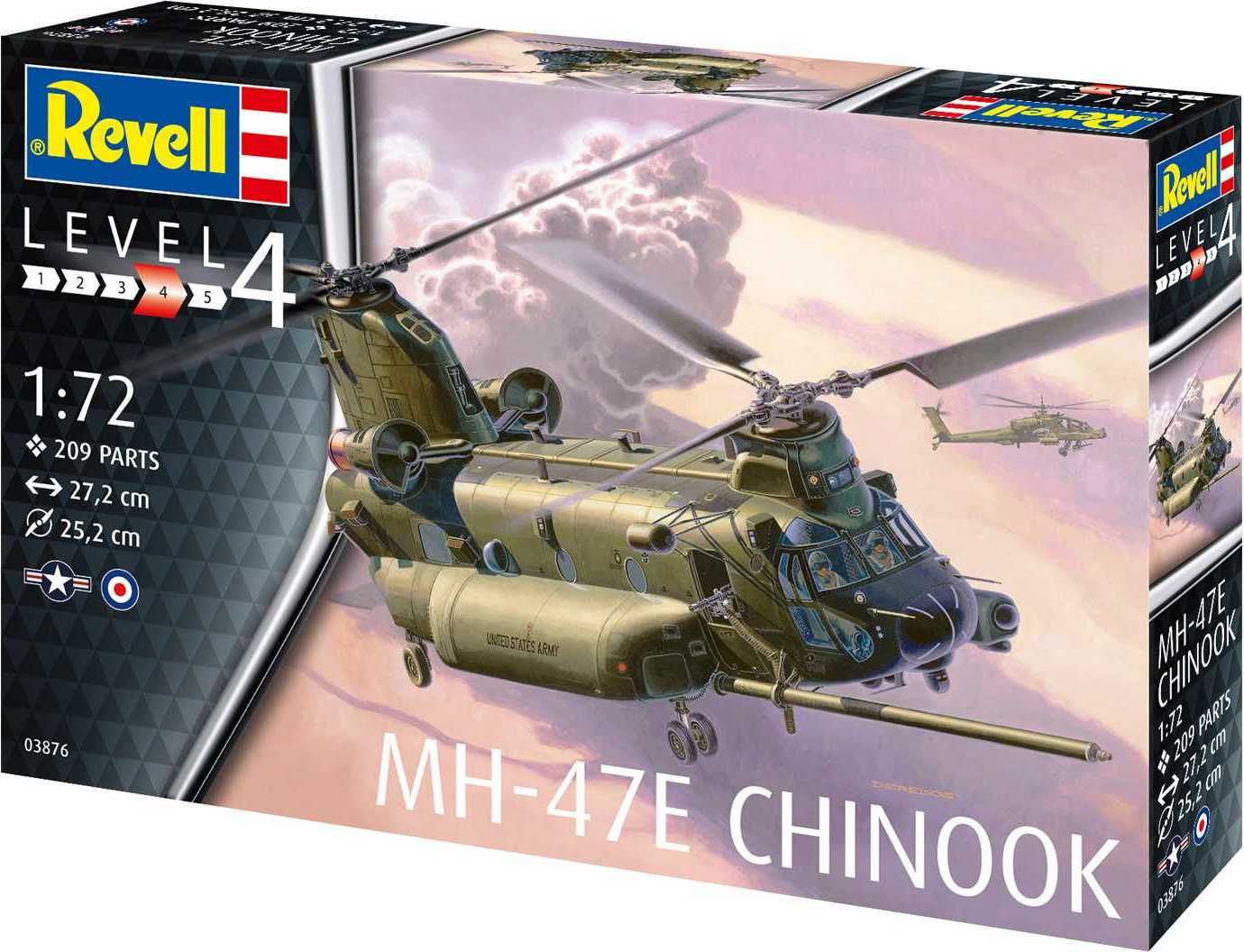 REVELL Plastic ModelKit vrtulník 03876 - MH-47 Chinook (1:72) - obrázek 2