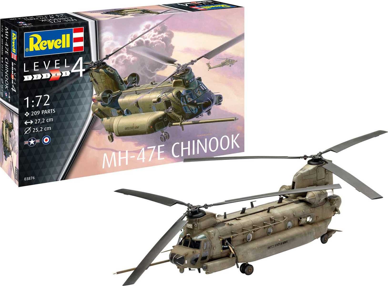 REVELL Plastic ModelKit vrtulník 03876 - MH-47 Chinook (1:72) - obrázek 12