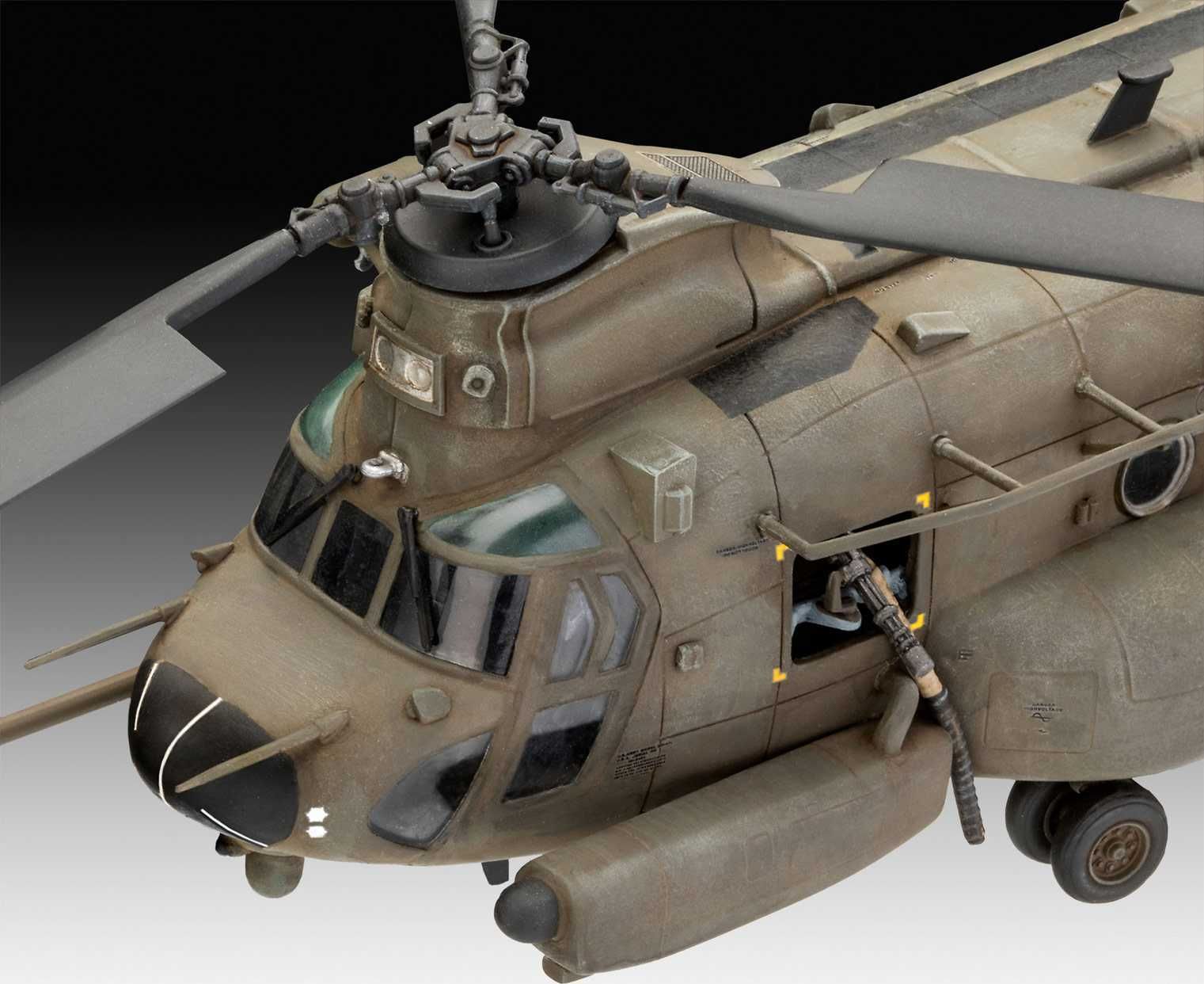 REVELL Plastic ModelKit vrtulník 03876 - MH-47 Chinook (1:72) - obrázek 5