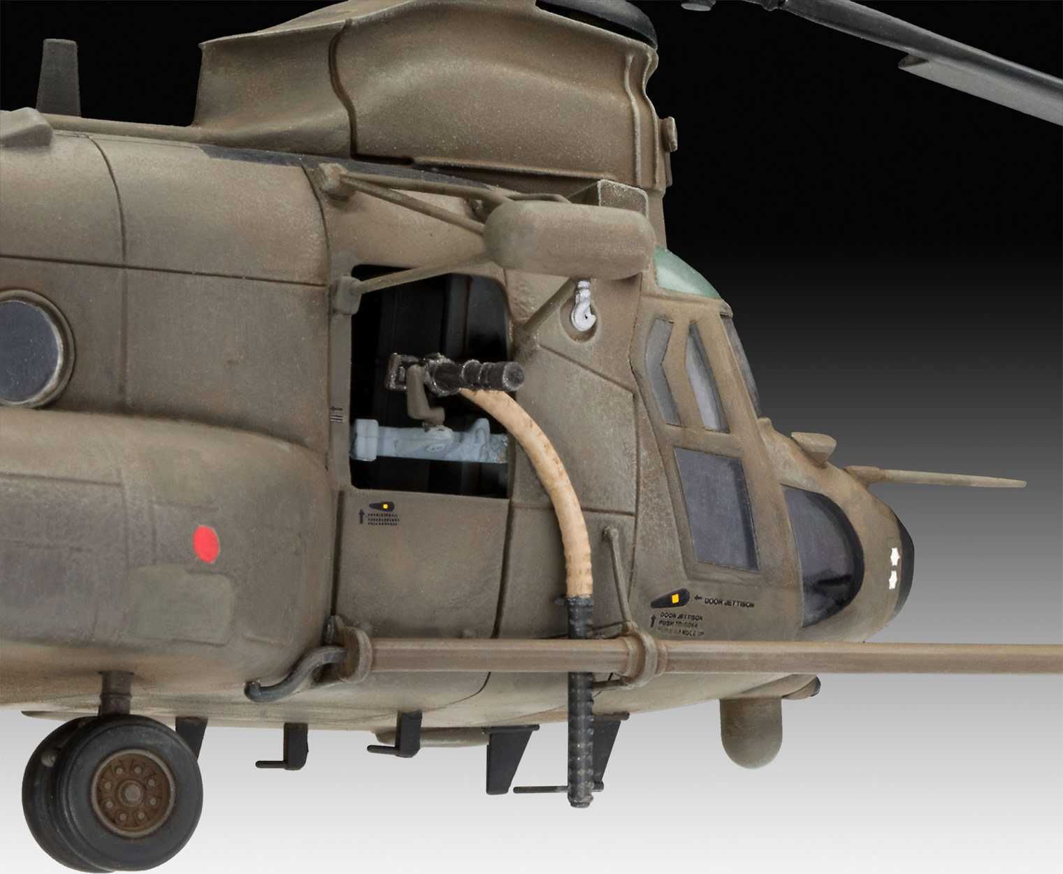 REVELL Plastic ModelKit vrtulník 03876 - MH-47 Chinook (1:72) - obrázek 7