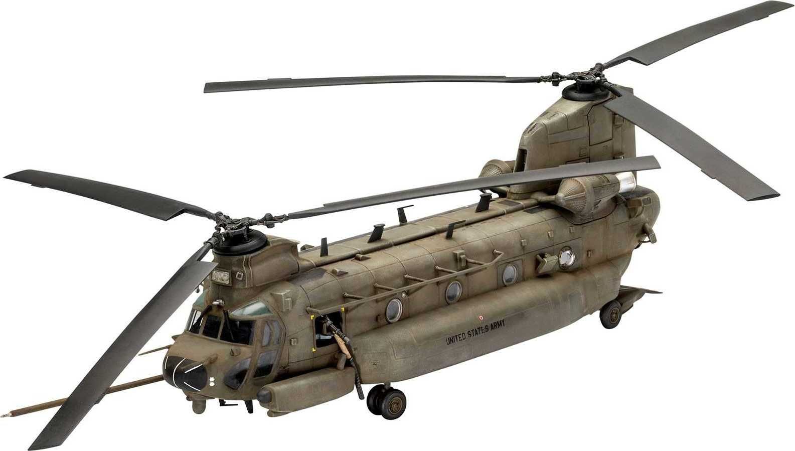 REVELL Plastic ModelKit vrtulník 03876 - MH-47 Chinook (1:72) - obrázek 8