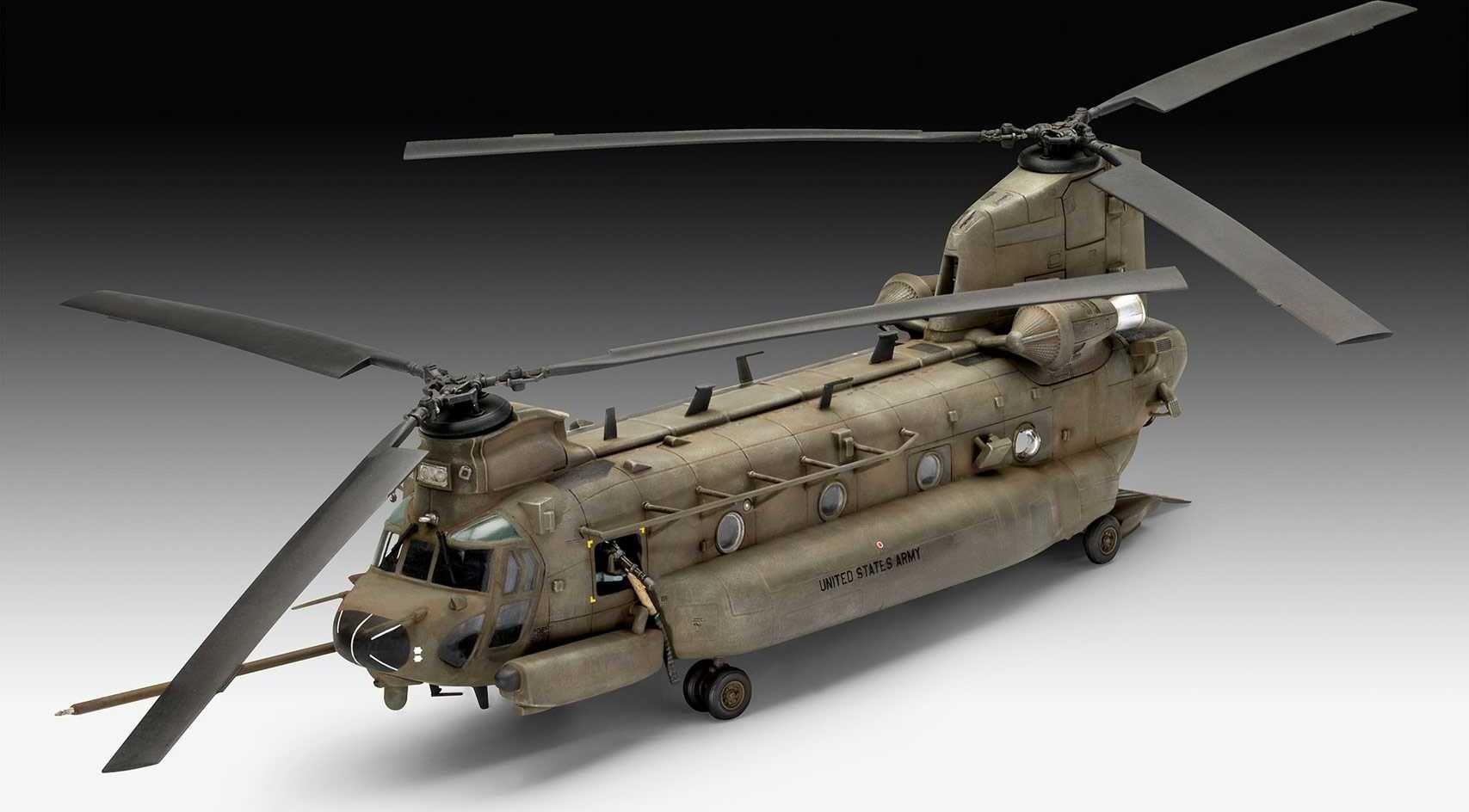 REVELL Plastic ModelKit vrtulník 03876 - MH-47 Chinook (1:72) - obrázek 9