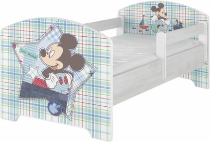 Dětská postel Disney - Mickey Mouse, Rozměry 140x70 - obrázek 1