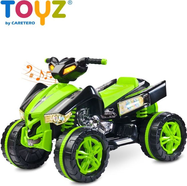 Elektrická čtyřkolka Toyz Raptor green Zelená - obrázek 1