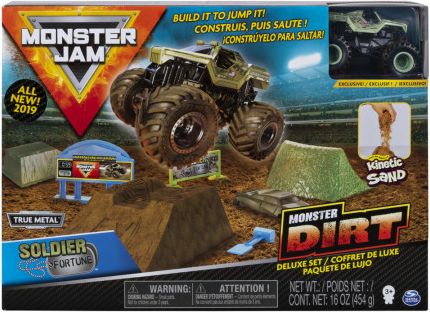 Monster jam sada s tekutým pískem delux - obrázek 1