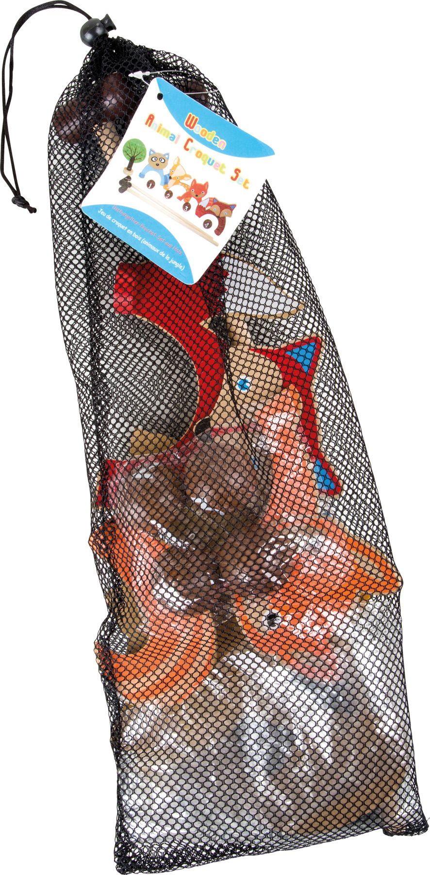 Small Foot Dětský kroket v síťce zvířátka - obrázek 2