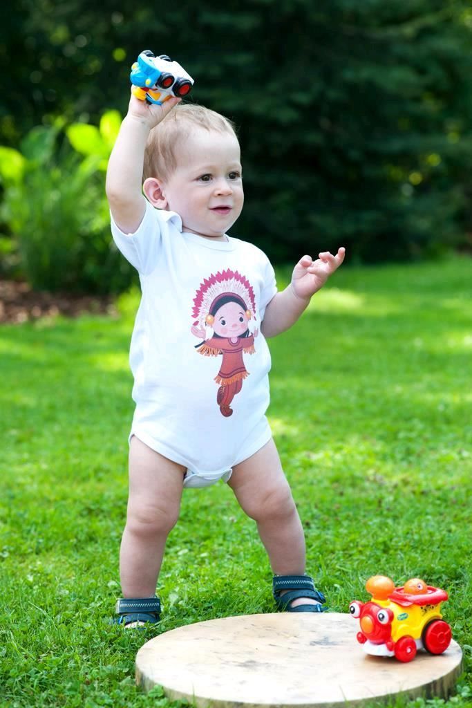 Body s potiskem New Baby Indian Boy&nbsp;-&nbsp;50 - obrázek 3