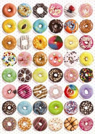 EUROGRAPHICS Puzzle Donuty 1000 dílků - obrázek 1