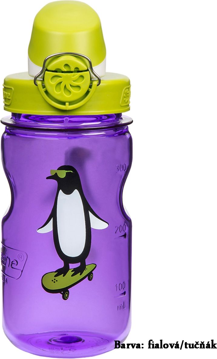 Láhev NALGENE OTF Kids 0,350 l - fialový tučňák - obrázek 1