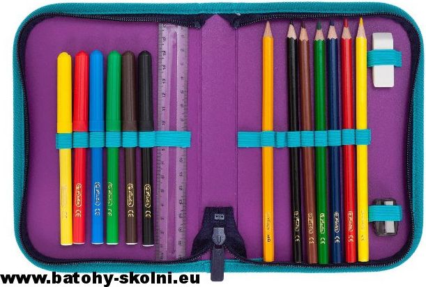 Školní aktovka Delfín 4 dílný set Loop Herlitz - obrázek 14