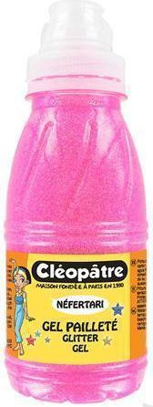 Třpytivý gel 250 ml NEON Růžová, CLEOPATRE - obrázek 1