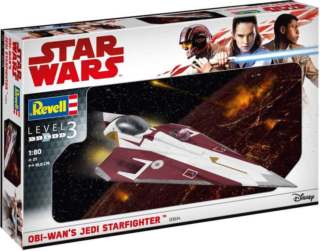 REVELL Plastic ModelKit SW 03614 - Obi-Wan's Jedi Starfighter (1:80) - obrázek 1