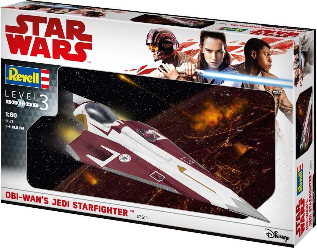 REVELL Plastic ModelKit SW 03614 - Obi-Wan's Jedi Starfighter (1:80) - obrázek 3