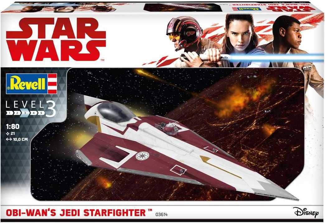 REVELL Plastic ModelKit SW 03614 - Obi-Wan's Jedi Starfighter (1:80) - obrázek 4