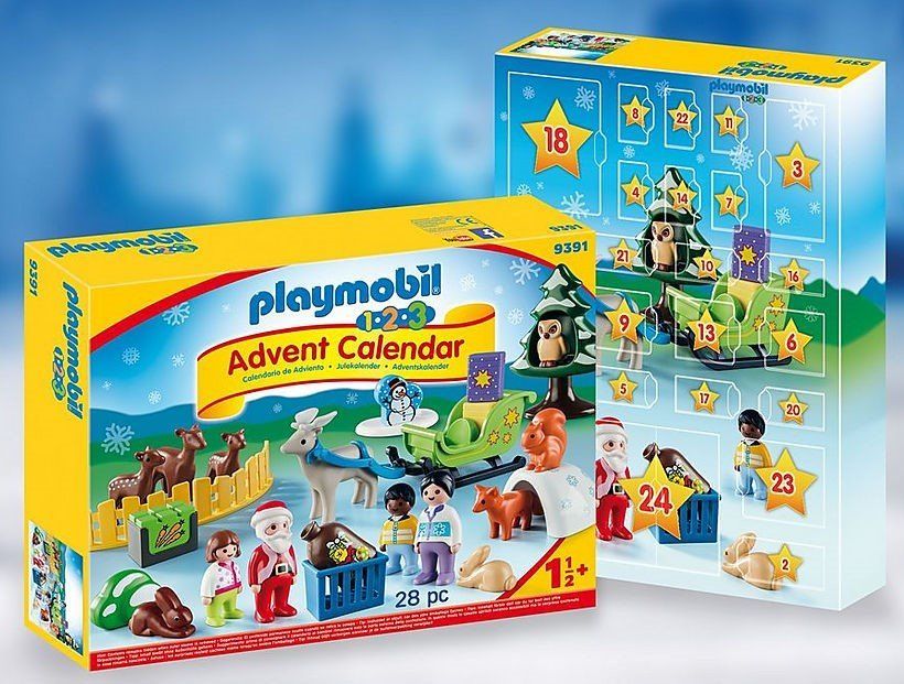 PLAYMOBIL® 1.2.3 9391 Adventní kalendář Vánoce v lese - obrázek 2
