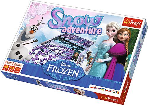 Teddies PACK Hra Sněhové dobrodružství Ledové království/Frozen + 4v1 20,5x28,5cm mix druhů v krabici - obrázek 3