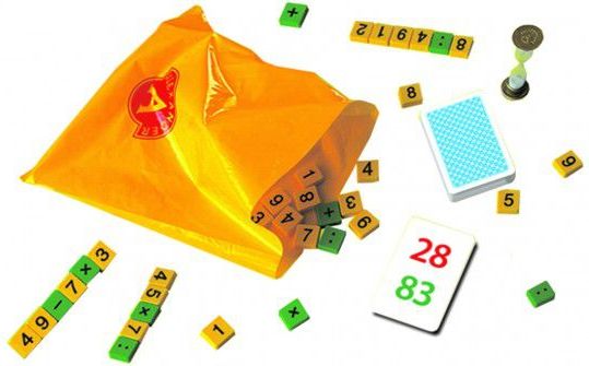 Supermatematik společenská hra naučná v krabici 29x19cm - obrázek 4