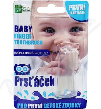 Dětský zubní kartáček na prst 0m+ 9117 - obrázek 1