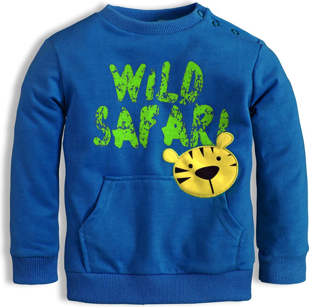 Dětská mikina KNOT SO BAD SAFARI modrá Velikost: 68 - obrázek 1