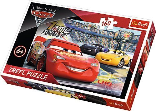 TREFL Puzzle Auta 3: Na okruhu 160 dílků - obrázek 1