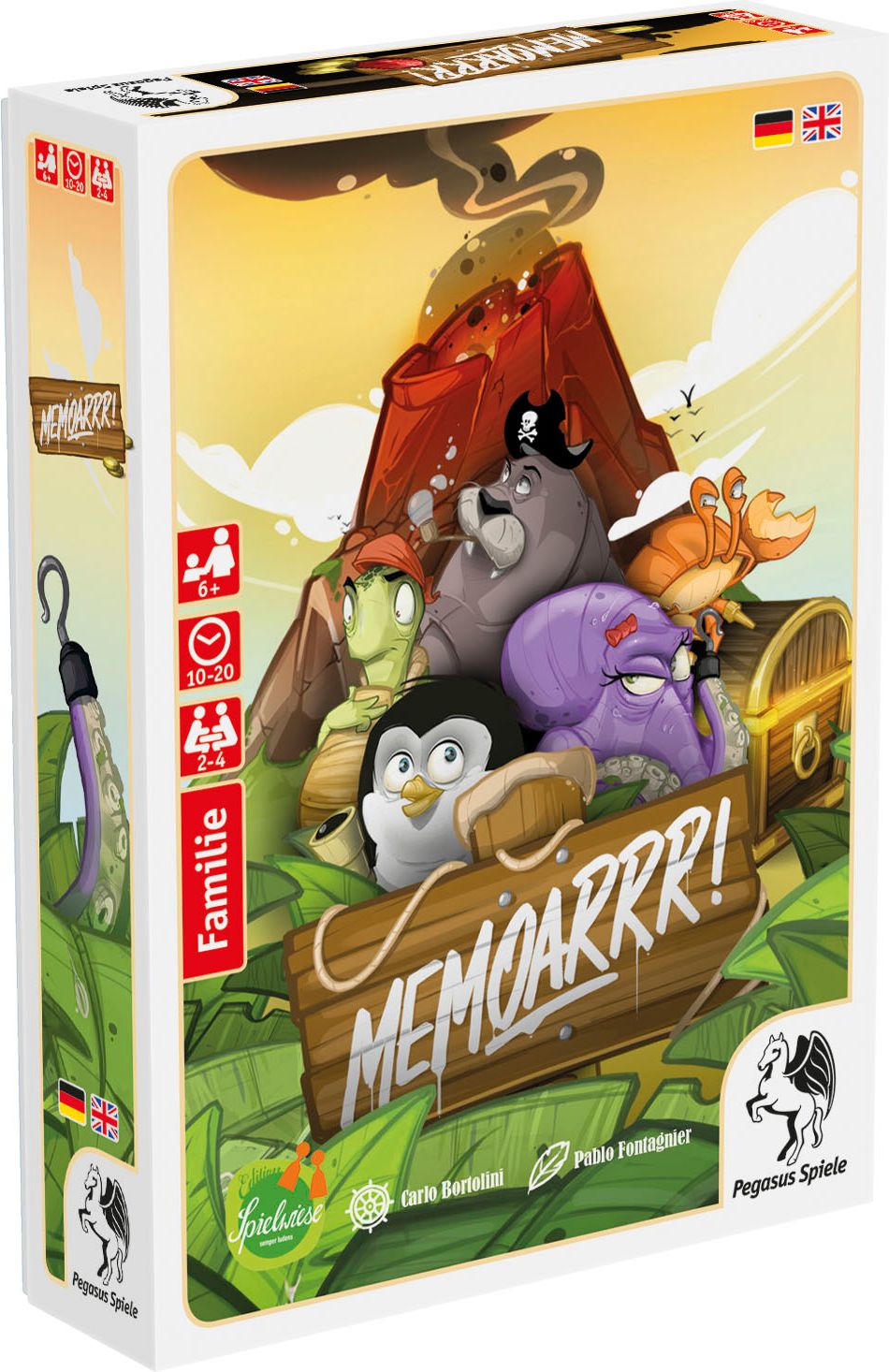 Pegasus Spiele Memoarrr! EN/DE - obrázek 1