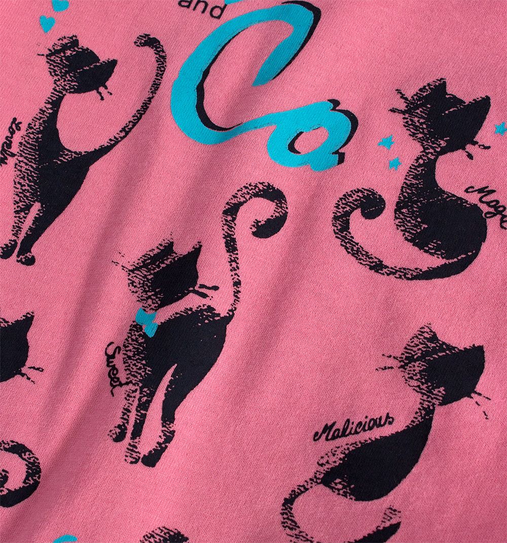 Dívčí tričko KNOT SO BAD CATS růžové Velikost: 68 - obrázek 2