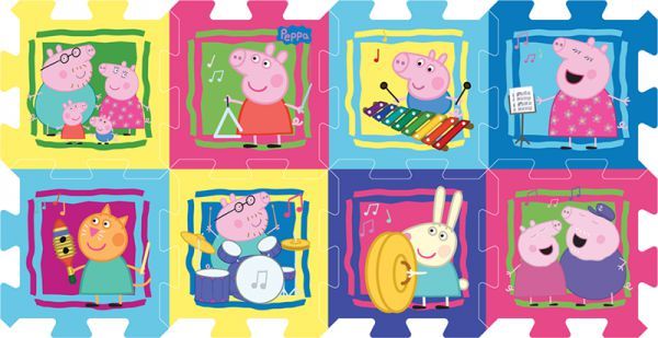 Trefl puzzle Peppa Pig 32 x 32 x 1,5 cm 8 ks - obrázek 2