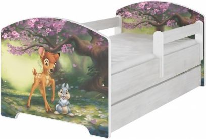 Dětská postel Disney s šuplíkem - BAMBI, Rozměry 140x70 - obrázek 1