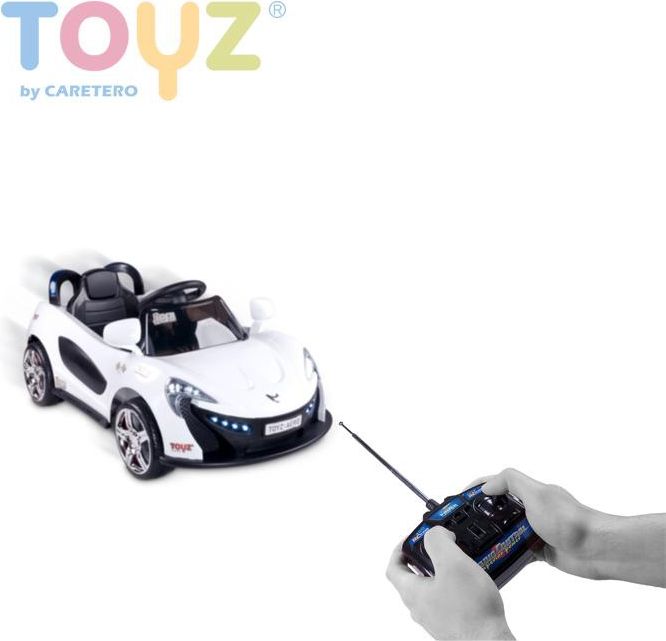 Elektrické autíčko Toyz  Aero - 2 motory a 2 rychlosti bílé - obrázek 3
