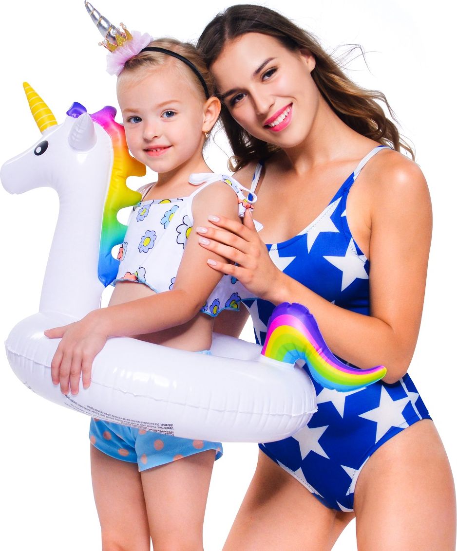 Nafukovací kruh Unicorn - jednorožec 55 cm - obrázek 2