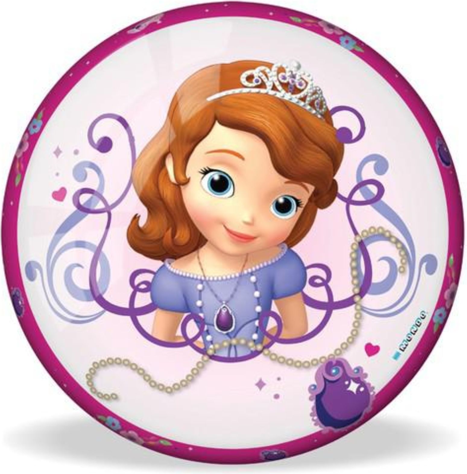 Míč dětský MONDO - Princezna Sofie 23cm - obrázek 2
