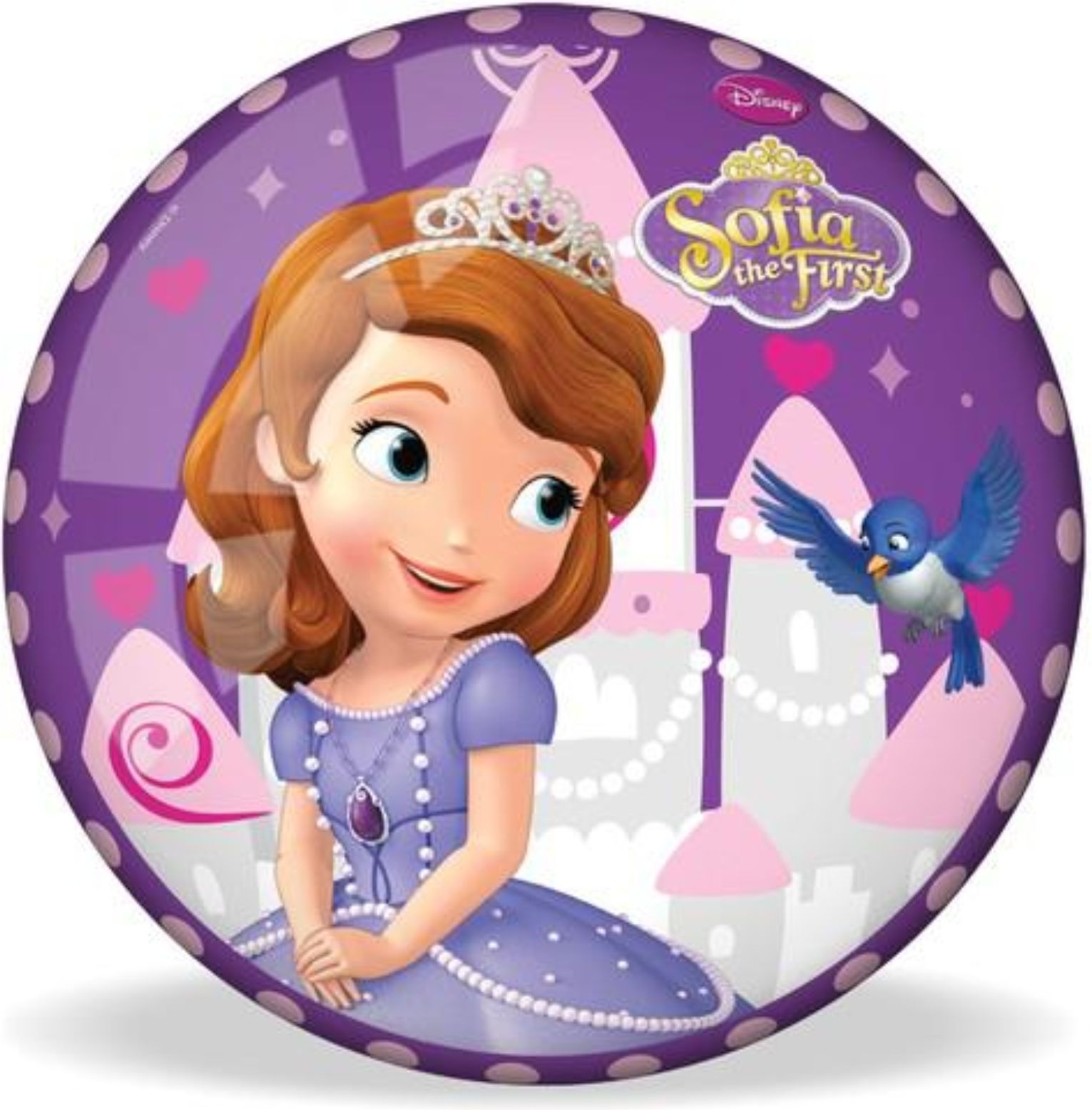 Míč dětský MONDO - Princezna Sofie 23cm - obrázek 3