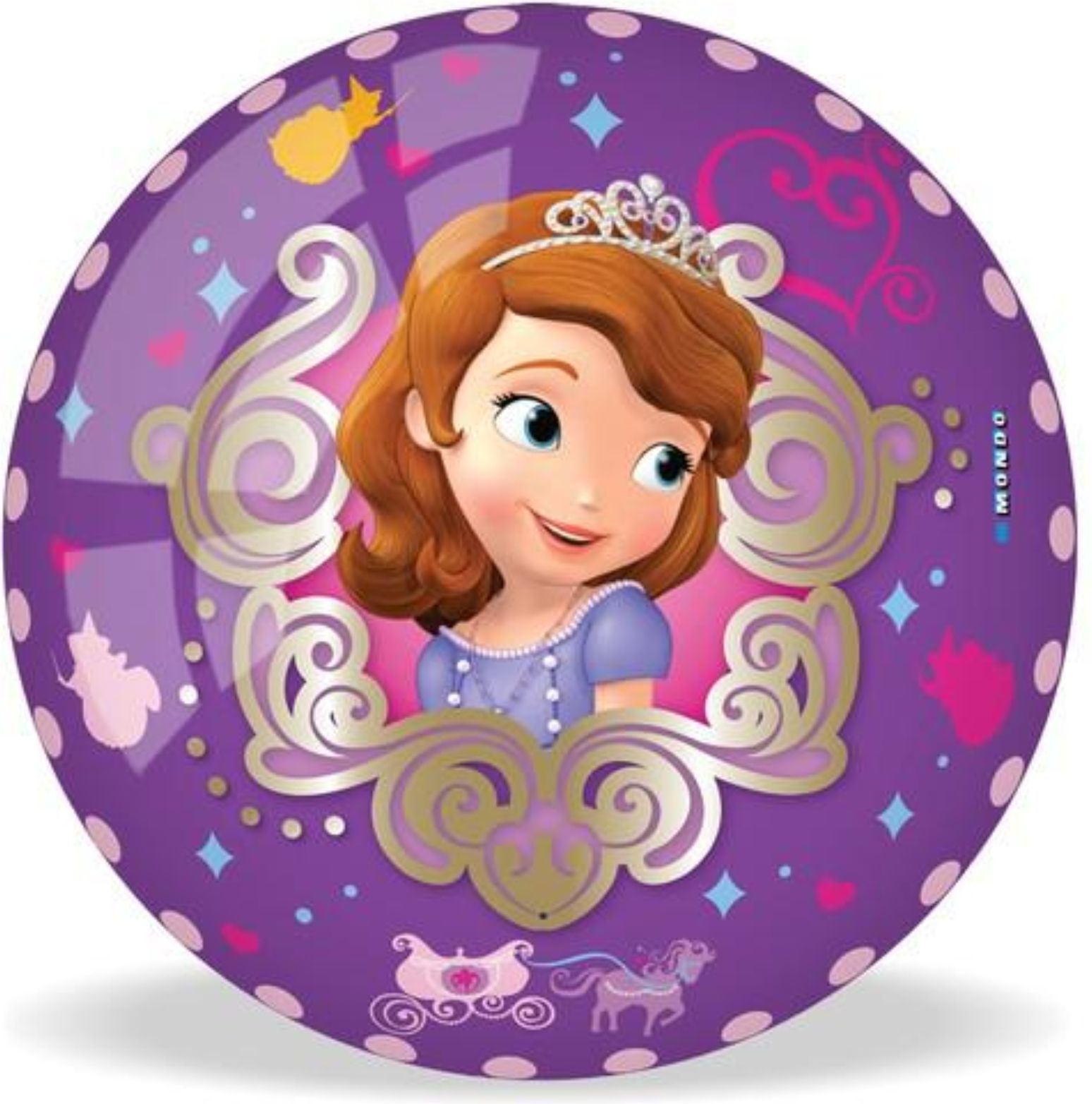 Míč dětský MONDO - Princezna Sofie 23cm - obrázek 4