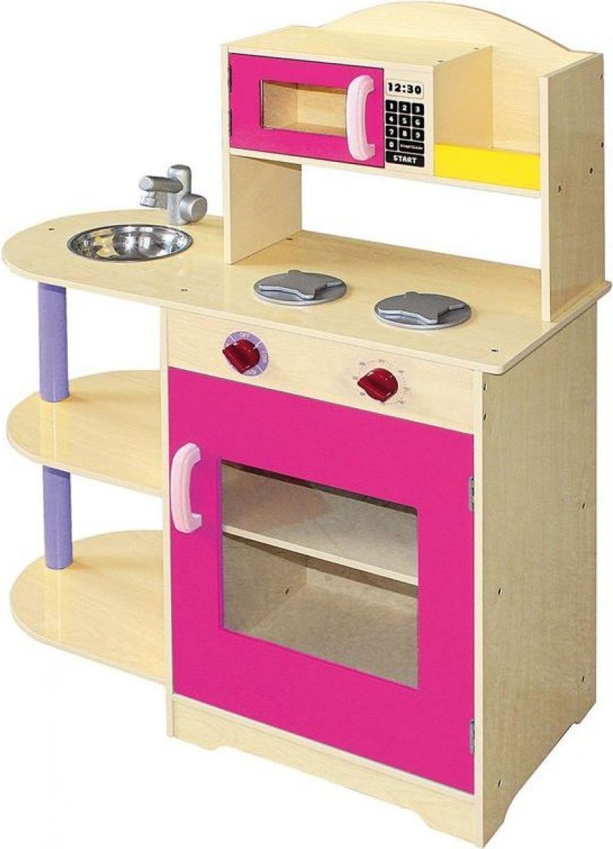 Bino Dětská kuchyňka s mikrovlnnou troubou - obrázek 1