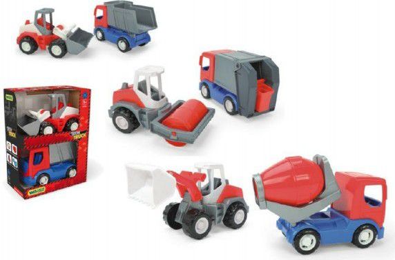 WADER Auto stavební Tech truck v plast - obrázek 1