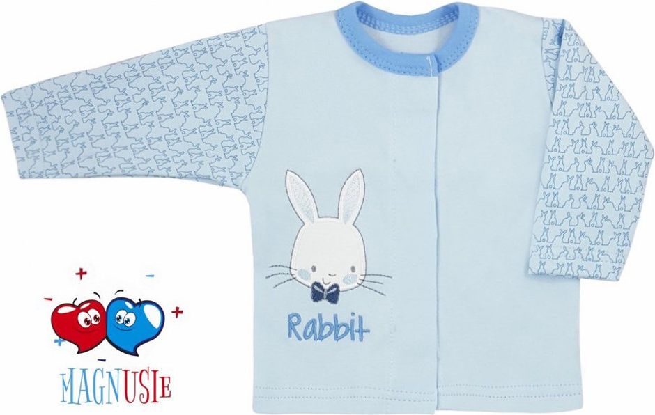 Kojenecký kabátek Koala Rabbit Magnet modrý 56 (0-3m) - obrázek 1