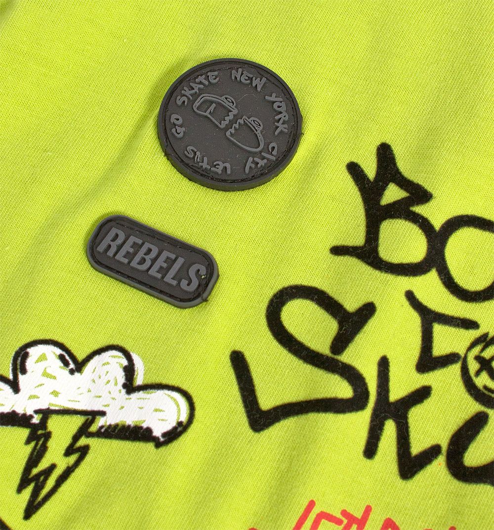 Chlapecké tričko CANGURO SKATEBOARD neon Velikost: 164 - obrázek 4
