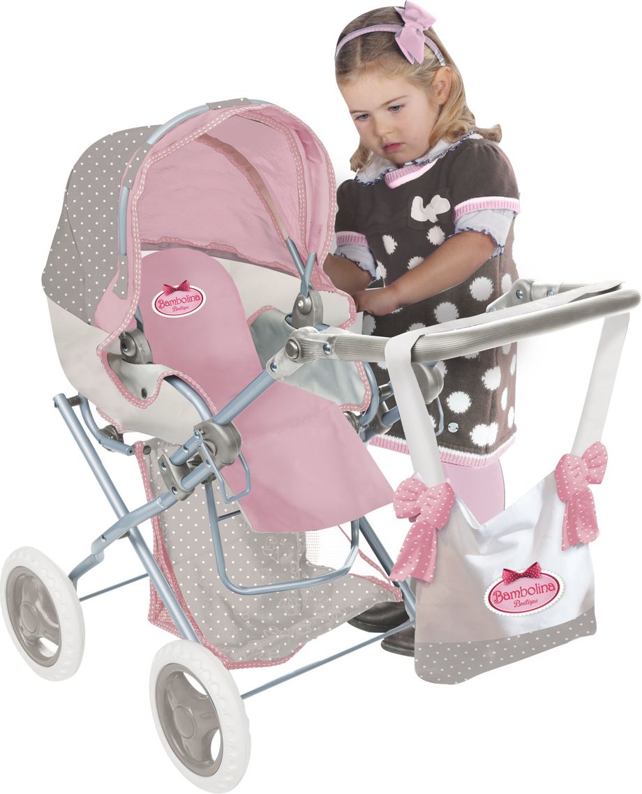 Kočárek střední Bambolina Boutiques se střechou - obrázek 1