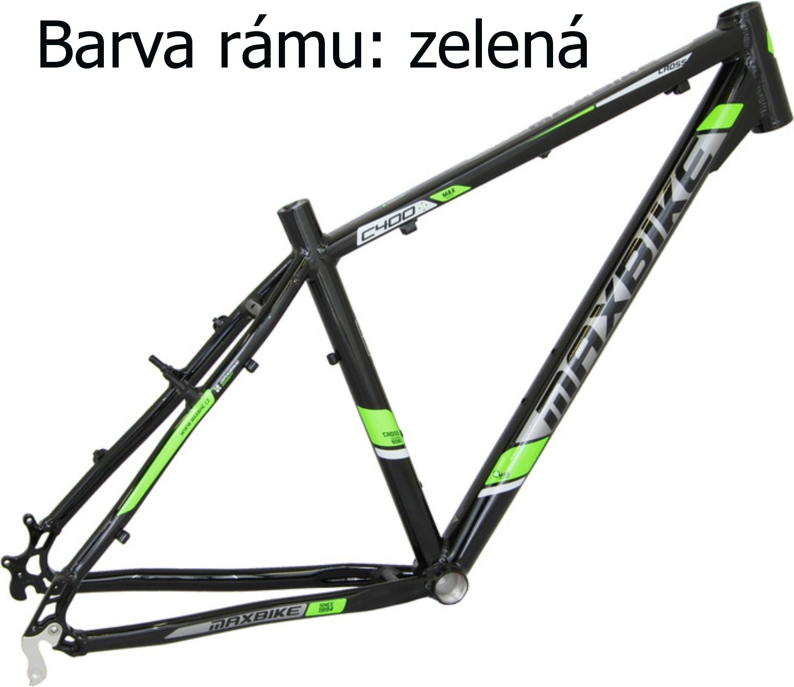 Krosové kolo MAXBIKE Aven zelené - vel. rámu 22" - obrázek 2
