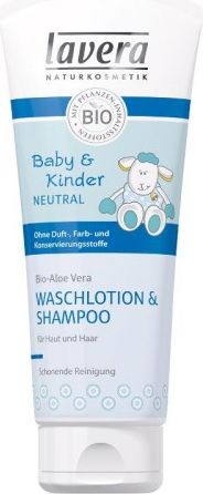 Lavera Baby & Kinder Neutral  vlasový a tělový šampon 200 ml - obrázek 1