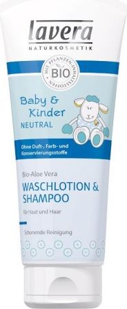 Lavera Baby & Kinder Neutral vlasový a tělový šampon 200 ml - obrázek 1